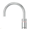 Nordic Round  Single tap kokend-water-kraan met kindveilige  dubbel druk-draai bedieningsknop  Chroom