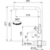 301991 - 115.0728.393 - Maris Slim L - Mitigeur a bec extractible / Chrome