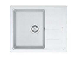 BFG61162MW1 - 114.0733.763 - BASIS - Evier a encastrer / 620 x 500 mm / Vidage Manuel / Blanc metallise