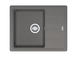 BFG61162SG1 - 114.0733.761 - BASIS - Inbouwspoeltafel / 620 x 500 mm / Manuele Lediging / Steengrijs