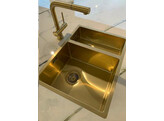 311618GO - Lanesto Burgos - Vlak- en onderbouw - 590x440 mm - Goud - Grote bak links
