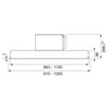 FDR900XS - 350.0562.356 - Drop - Groupe integre / 900  mm/ Inox