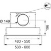 FDR900XS - 350.0562.356 - Drop - Groupe integre / 900  mm/ Inox