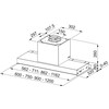 FSTSDF60X - 305.0702.609 - SMART DRIP-FREE - Inbouwdampkap rvs / 600 mm