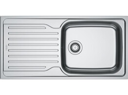 AZX6111001 - 101.0733.719 - Antea - Evier a encastrer / 1000 x 500mm / Vidage Manuel / Inox