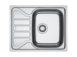 FLX611621-101.0733.720- Flash - Evier a encastrer/ 620 x 500 mm/ 1 cuve/reversible