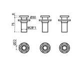 Osiris Design Hexagon 5-in-1- Gun Metal - Single Titanium - kokend  gekoeld en bruisend br/ Opgelet  Artikel bestaat uit 3 dozen 