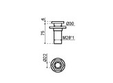 Osiris Design Hexagon 3-in-1 - tweegatskraan  - Goud - Click boiler Single/ Combi kokend