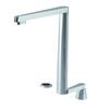 Osiris Design Hexagon 3-in-1 - tweegatskraan  - Inox - Click Single/Combi - kokend