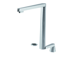 Osiris Design Hexagon 3-in-1 - tweegatskraan  - Inox - Click Single/Combi - kokend
