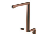 Osiris Design Hexagon 3-in-1 - tweegatskraan  - Koper- Single Titanium - kokend