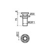 Osiris Design Hexagon 3-in-1 - tweegatskraan  - Koper- Single Titanium - kokend