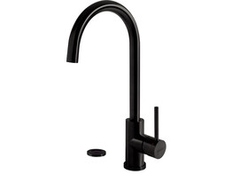 Push 3-in-1 - Ronde kraan - Gunmetal - Click boiler Single/Combi Titanium - kokend