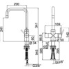 Selsiuz - 351219 - Kokendwaterset 5l boiler - Combi - Haakse kraan - Inox