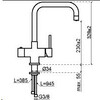 3-in-1 - Haakse kraan - Gold - Combi Extra Titanium - kokend