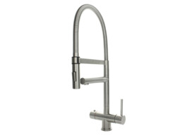 3-in-1 - XL kraan - Inox - Single Titanium - kokend