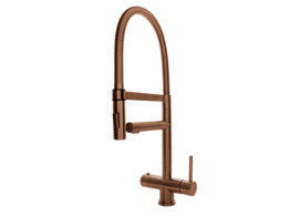 3-in-1 - XL kraan - Copper - Single Titanium - kokend