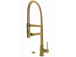 3-in-1 - XL kraan Push - Goud- Click Boiler Single/Combi Titanium - kokend
