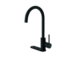 Unlimited 5-in-1 - Ronde kraan - Sturdy Black- Single Titanium - kokend  gekoeld en bruisend br/ Opgelet  Artikel bestaat uit 3 dozen 