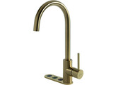 Unlimited 5-in-1 - Ronde kraan - Gold - Single Titanium - kokend  gekoeld en bruisend br/ Opgelet  Artikel bestaat uit 3 dozen 