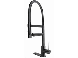 5-in-1 Unllimited XL Ronde kraan - Gun metal -Single Titanium br/ Opgelet  Artikel bestaat uit 3 dozen 