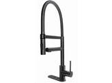 5-in-1 Unllimited XL Ronde kraan - Gun metal -Single Titanium br/ Opgelet  Artikel bestaat uit 3 dozen 