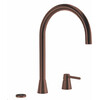Osiris Design Cone 3-in-1 - tweegatskraan rond - Copper - Click Boiler Single/Combi Titanium - kokend