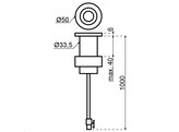 Motif Design 3-in-1 - Ronde kraan rond - Inox - Click Boiler Single/Combi Titanium - kokend