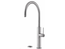 Motif Design 3-in-1 - Ronde kraan rond - Inox - Click Boiler Single/Combi Titanium - kokend
