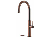 Motif Design 3-in-1 - Ronde kraan rond - Copper - Single Titanium - kokend