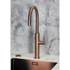 Motif Design 3-in-1 - Ronde kraan rond - Copper - Single Titanium - kokend