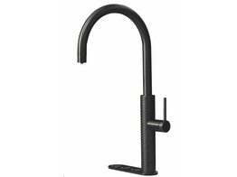 Motif Design 5-in-1 - Ronde kraan rond - Gunmetal - Single Titanium - kokend  gekoeld en bruisend br/ Opgelet  Artikel bestaat uit 2 dozen 
