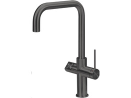 Click 3-en-1 - Robinet coude - Gun metal - Click Boiler Simple/Combi Titanium - eau bouillante