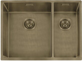 311618PB - Lanesto Burgos - Vlak- en onderbouw - 590 x 440  mm - Patinated Brass - Grote bak links