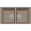 Plados One ON7920ST - Sous-encastrer - 755  x  435 mm - 2 cuves