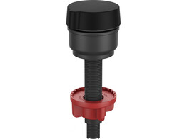 331323 - 112.0657.383 - Bouton rotatif rond noir mat