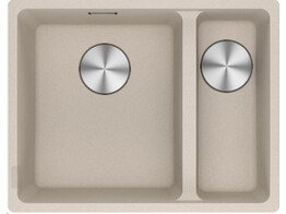 MRG160KRL1 - 125.0692.242 - Maris - Evier a sous-encaster / 553 x 433 mm / 2 bassins / Grand bassin a gauche / Cafe Creme