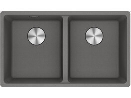 MRG120SG1 - 125.0692.246 - Maris - Onderbouwspoeltafel / 753 x 433 mm / 2 bakken / Steengrijs
