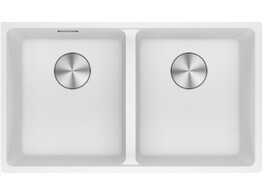MRG220MW1 - 135.0694.637 - Maris - Evier a affleurer / 753 x 433 mm / 2 bassins / Blanc Metallise