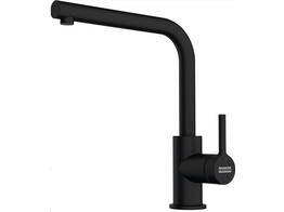 301046 - 115.0693.393 - Lina - Mitigeur a bec orientable / Side lever / Noir mat