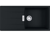 CNG611XLMB1 - 114.0691.514 - Centro - Inbouwspoeltafel / 1000 x 500 mm / 1 bak / Zwart Mat / Omkeerbaar