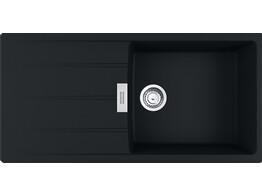 CNG611XLMB1 - 114.0691.514 - Centro - Inbouwspoeltafel / 1000 x 500 mm / 1 bak / Zwart Mat / Omkeerbaar