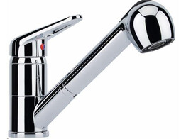 301039 - 115.0347.111 - Novara - Eengreepsmengkraan met sproeier / Top lever / Chroom